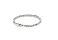 Bracelet Fope Woman in White Gold Diamante 733B BBRM - 733B BBRM
